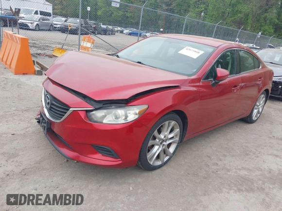 2014 Mazda 6 i Touring with VIN JM1GJ1V63E1156419, listed as a IAAI auction lot 42075808 with 200,811 mi miles. Bid and sale history available at carsss.com. Image 2.