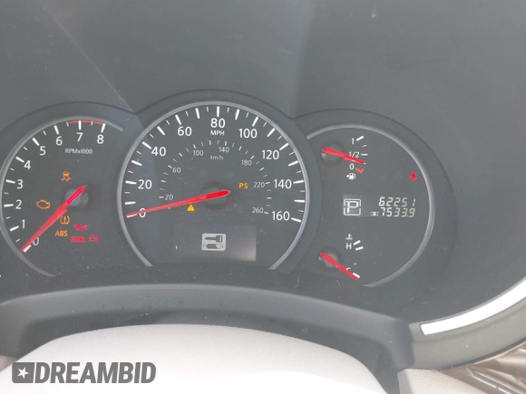 2015 Nissan Quest SV with VIN JN8AE2KP7F9126067, listed as a IAAI auction lot 42023886 with 62,251 mi miles. Bid and sale history available at carsss.com. Image 7.