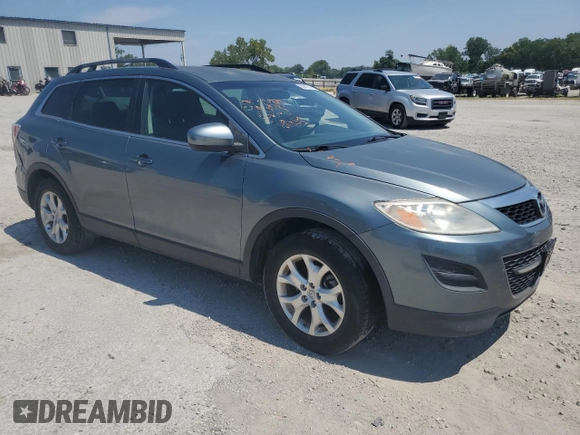 2011 Mazda CX-9 Sport with VIN JM3TB3BA1B0321909, listed as a Copart auction lot 65945714 with 167,993 mi miles and Salvage Title. Bid and sale history available at carsss.com. Image 4.
