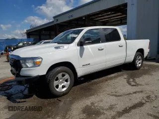 2022 Ram 1500 Big Horn with VIN 1C6RREMT2NN480011, listed as a Copart auction lot 46630725 with 77,951 mi miles and Salvage Title. Bid and sale history available at carsss.com. Image 1.