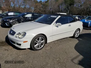 2007 Mercedes-Benz CLK-Class 3.5L with VIN WDBTK56F97F207122, listed as a Copart auction lot 85791364 with 124,674 mi miles and Clean Title. Bid and sale history available at carsss.com. Image 1.