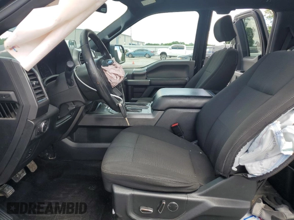 2017 Ford F-150 XL with VIN 1FTFX1EF4HFC57454, listed as a Copart auction lot 57087675 with 127,534 mi miles and Salvage title. Bid and sale history available at DreamBid. Image 7.