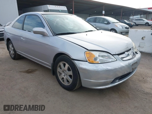 2003 Honda Civic EX with VIN 1HGEM21993L000909, listed as a IAAI auction lot 41663246 with 279,941 mi miles. Bid and sale history available at carsss.com. Image 1.