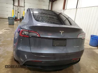 2023 Tesla Model Y Long Range with VIN 7SAYGDEE9PA143955, listed as a Copart auction lot 48114395 with 20,152 mi miles and Salvage Title. Bid and sale history available at DreamBid. Image 6.