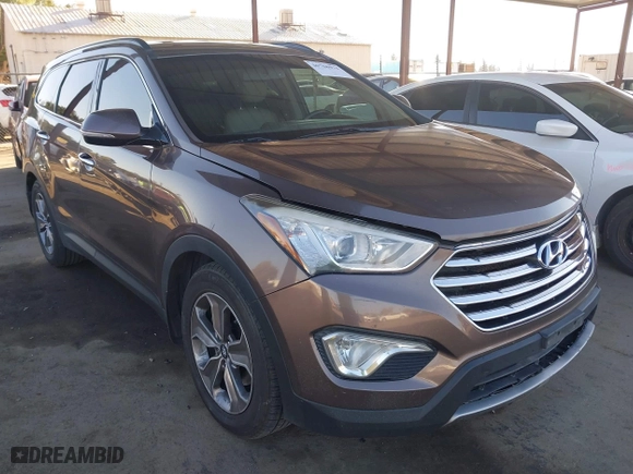 2014 Hyundai Santa Fe Limited with VIN KM8SN4HFXEU069526, listed as a IAAI auction lot 40768034 with 186,650 mi miles. Bid and sale history available at carsss.com. Image 1.