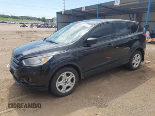 2017 Ford Escape S with VIN 1FMCU0F78HUE91357, listed as a Copart auction lot 62545785 with 55,002 mi miles and Salvage title. Bid and sale history available at DreamBid. Image 1.