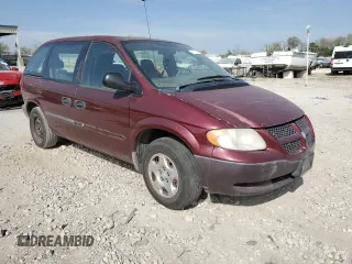 2002 Dodge Caravan SE with VIN 1B4GP25312B679130, listed as a Copart auction lot 53460355 with 204,675 mi miles and Clean Title. Bid and sale history available at carsss.com. Image 4.