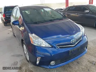 2012 Toyota Prius v Two with VIN JTDZN3EU9C3148284, listed as a IAAI auction lot 41492709 with 107,904 mi miles. Bid and sale history available at carsss.com. Image 1.