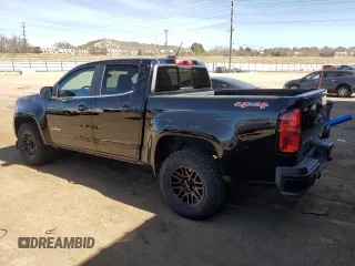2020 Chevrolet Colorado 4WD LT with VIN 1GCGTCEN9L1251335, listed as a Copart auction lot 48539795 with 34,019 mi miles and Salvage Title. Bid and sale history available at carsss.com. Image 2.