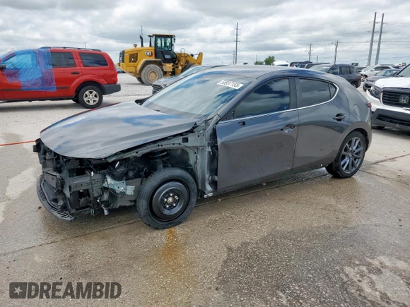 2020 Mazda 3 with VIN JM1BPALM3L1161384, listed as a Copart auction lot 55937155 with 89,812 mi miles and Salvage title. Bid and sale history available at DreamBid. Image 1.