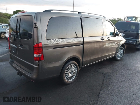 2019 Mercedes-Benz Metris Passenger with VIN WD4PG2EE3K3523210, listed as a IAAI auction lot 41690328 with 57,748 mi miles and . Bid and sale history available at DreamBid. Image 4.