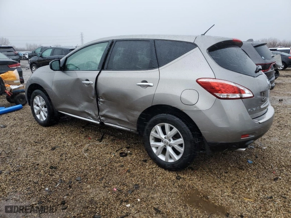 2011 Nissan Murano SV with VIN JN8AZ1MW8BW188561, listed as a Copart auction lot 47834335 with 103,266 mi miles and Salvage Title. Bid and sale history available at carsss.com. Image 2.