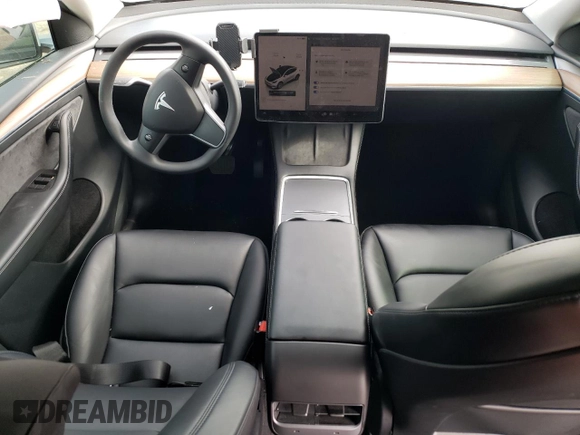 2023 Tesla Model Y Long Range with VIN 7SAYGDEE3PF614078, listed as a Copart auction lot 54539645 with 39,194 mi miles and Salvage Title. Bid and sale history available at DreamBid. Image 8.