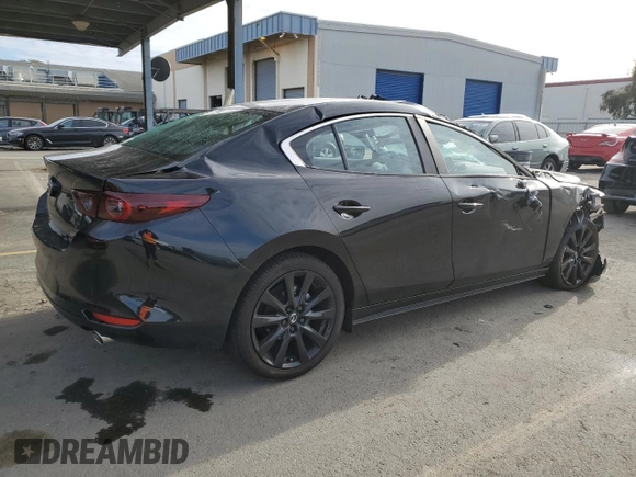 2024 Mazda 3 S Select Sport with VIN 3MZBPABM8RM423314, listed as a Copart auction lot 44885305 with 3,561 mi miles and Non Repairable. Bid and sale history available at DreamBid. Image 3.
