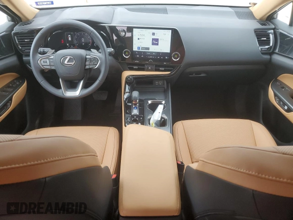 2022 Lexus NX with VIN 2T2ADCAZXNC001110, listed as a Copart auction lot 49154505 with 2,623 mi miles and Salvage Title. Bid and sale history available at carsss.com. Image 8.