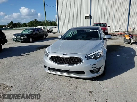2016 Kia Cadenza Premium with VIN KNALN4D75G5220922, listed as a Copart auction lot 75890434 with 97,541 mi miles and Salvage Title. Bid and sale history available at carsss.com. Image 13.