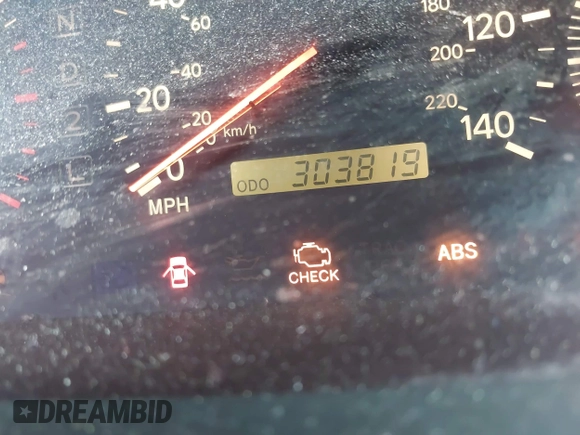 1998 Lexus ES 300 with VIN JT8BF28G9W5016146, listed as a IAAI auction lot 42672230 with 303,819 mi miles and . Bid and sale history available at DreamBid. Image 7.