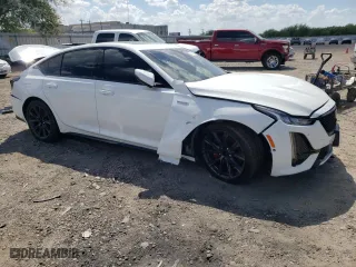 2021 Cadillac CT5 V-Series with VIN 1G6DR5RW9M0134624, listed as a Copart auction lot 67149673 with 0 mi miles. Bid and sale history available at carsss.com. Image 4.