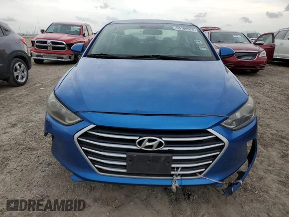 2018 Hyundai Elantra SEL with VIN 5NPD84LF2JH308471, listed as a Copart auction lot 55186975 with 176,505 mi miles and Clean Title. Bid and sale history available at DreamBid. Image 5.