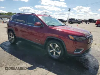 2019 Jeep Cherokee Limited with VIN 1C4PJLDB1KD171943, listed as a Copart auction lot 58273005 with 126,115 mi miles and Salvage title. Bid and sale history available at DreamBid. Image 4.