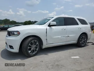 2020 Dodge Durango GT with VIN 1C4RDHDG5LC307927, listed as a Copart auction lot 59766255 with 129,736 mi miles and Salvage title. Bid and sale history available at DreamBid. Image 1.
