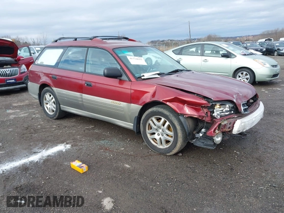 2002 Subaru Legacy Outback with VIN 4S3BH675227620669, listed as a IAAI auction lot 41734615 with 238,676 mi miles and . Bid and sale history available at DreamBid. Image 1.