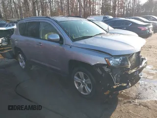 2016 Jeep Compass High Altitude Edition with VIN 1C4NJDEBXGD780502, listed as a IAAI auction lot 41478069 with 160,200 mi miles. Bid and sale history available at carsss.com. Image 1.