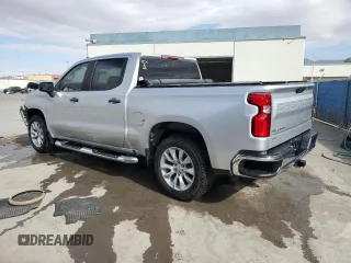 2020 Chevrolet Silverado 1500 Custom with VIN 3GCPWBEH0LG163237, listed as a Copart auction lot 45110465 with 79,285 mi miles and Clean Title. Bid and sale history available at carsss.com. Image 2.