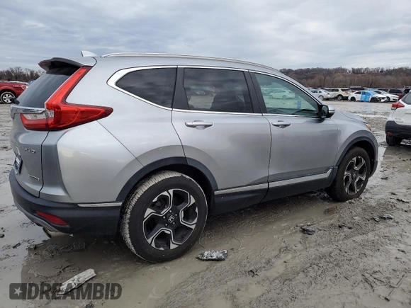2019 Honda CR-V Touring with VIN JHLRW2H9XKX000749, listed as a Copart auction lot 45357965 with 55,523 mi miles and Salvage Title. Bid and sale history available at carsss.com. Image 3.