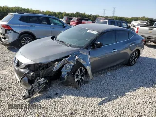 2018 Nissan Maxima SR with VIN 1N4AA6AP0JC409640, listed as a Copart auction lot 75918774 with 47,354 mi miles and Salvage Title. Bid and sale history available at carsss.com. Image 1.