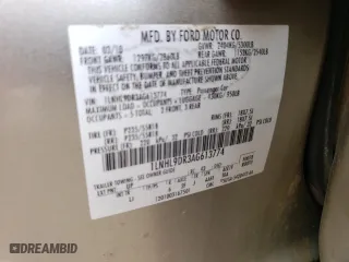 2010 Lincoln MKS with VIN 1LNHL9DR3AG613774, listed as a Copart auction lot 68419174 with 191,244 mi miles and Salvage Title. Bid and sale history available at carsss.com. Image 12.