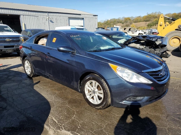 2012 Hyundai Sonata GLS with VIN 5NPEB4ACXCH470690, listed as a Copart auction lot 77692684 with 0 mi miles and Salvage Title. Bid and sale history available at carsss.com. Image 4.
