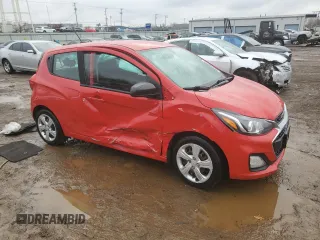 2020 Chevrolet Spark LS with VIN KL8CB6SA8LC400058, listed as a Copart auction lot 48338095 with 89,556 mi miles and Salvage Title. Bid and sale history available at DreamBid. Image 4.