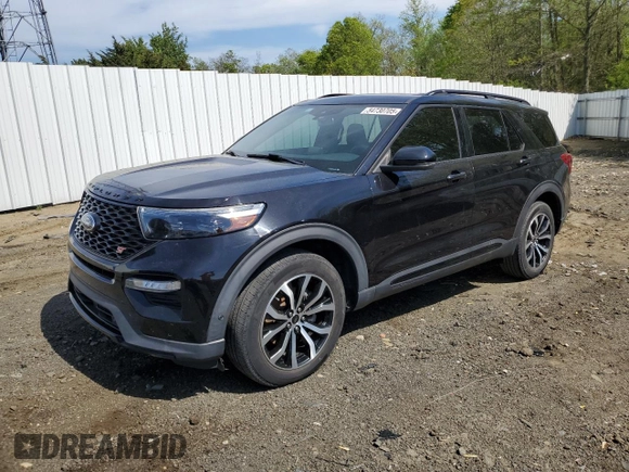 2020 Ford Explorer ST with VIN 1FM5K8GC4LGB19224, listed as a Copart auction lot 54730705 with Not Provided miles and Salvage Title. Bid and sale history available at DreamBid. Image 1.