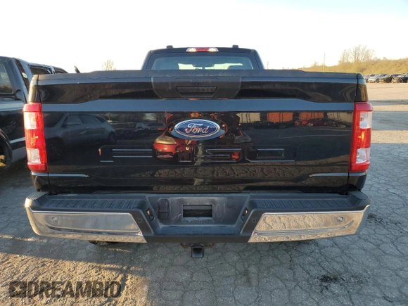2022 Ford F-150 XL with VIN 1FTMF1E52NKE30280, listed as a Copart auction lot 81897094 with 61,210 mi miles and Salvage Title. Bid and sale history available at DreamBid. Image 6.