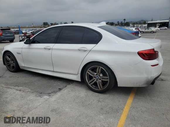 2016 BMW 5 Series 535i z VIN WBA5B1C56GG131591, wystawiony jako Copart lot #55777355 z przebiegiem 96 692 mil mil oraz Szkoda całkowita • Salvage title. Historia ofert i sprzedaży dostępna na DreamBid. Obrazek 2.