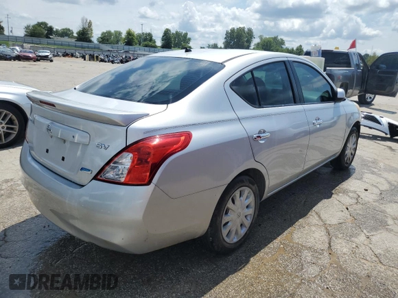2013 Nissan Versa SV with VIN 3N1CN7AP2DL826394, listed as a Copart auction lot 63488554 with 131,940 mi miles and Salvage title. Bid and sale history available at DreamBid. Image 3.