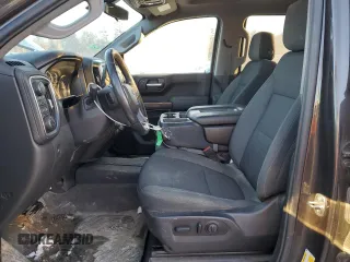 2021 Chevrolet Silverado 1500 RST with VIN 3GCUYEED0MG395057, listed as a Copart auction lot 45287335 with 52,874 mi miles and Salvage Title. Bid and sale history available at carsss.com. Image 7.