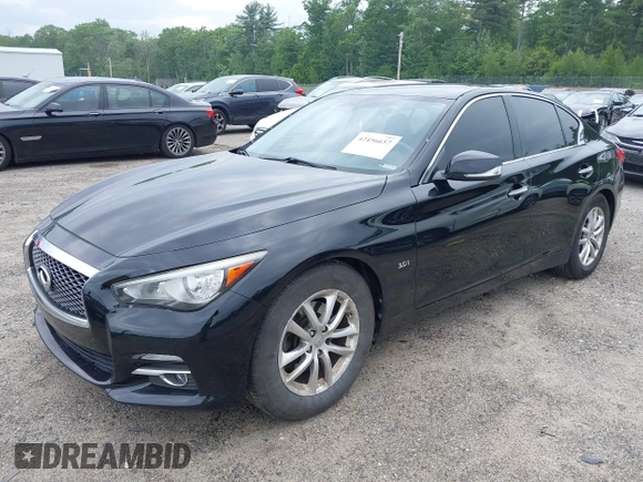 2017 Infiniti Q50 Premium with VIN JN1EV7ARXHM835950, listed as a IAAI auction lot 42456657 with 128,692 mi miles and . Bid and sale history available at DreamBid. Image 18.