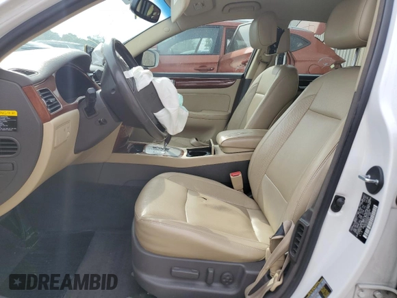 2013 Hyundai Genesis 3.8L with VIN KMHGC4DD0DU209260, listed as a Copart auction lot 71256394 with 0 mi miles and Non Repairable. Bid and sale history available at carsss.com. Image 7.