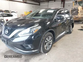 2018 Nissan Murano SL with VIN 5N1AZ2MH7JN132341, listed as a IAAI auction lot 41838334 with 79,516 mi miles. Bid and sale history available at carsss.com. Image 2.