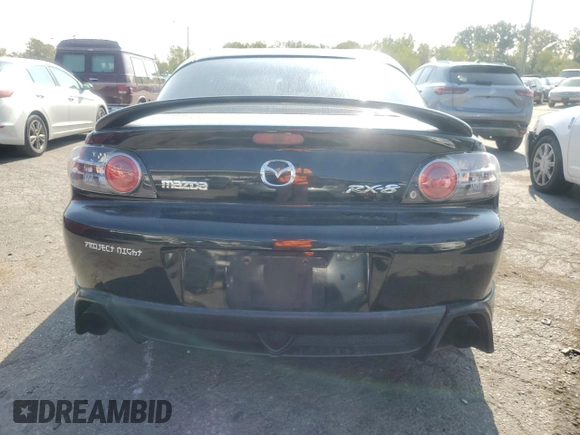 2004 Mazda RX-8 with VIN JM1FE17N140123752, listed as a Copart auction lot 70635584 with 119,249 mi miles and Salvage Title. Bid and sale history available at carsss.com. Image 6.