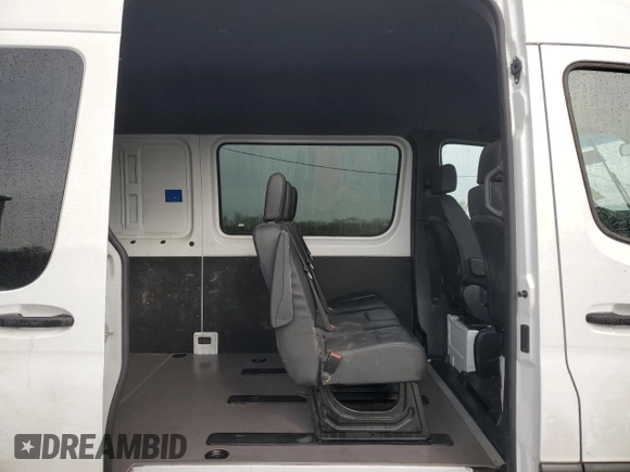 2024 Mercedes-Benz Sprinter with VIN W1W4NCHY0RT170258, listed as a Copart auction lot 43573275 with 36,369 mi miles and Salvage Title. Bid and sale history available at DreamBid. Image 11.