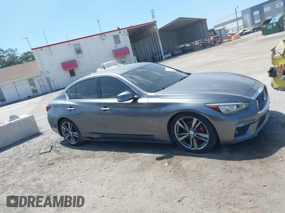 2021 Infiniti Q50 Pure with VIN JN1EV7AP2MM702687, listed as a IAAI auction lot 42132279 with Not provided miles and . Bid and sale history available at DreamBid. Image 12.