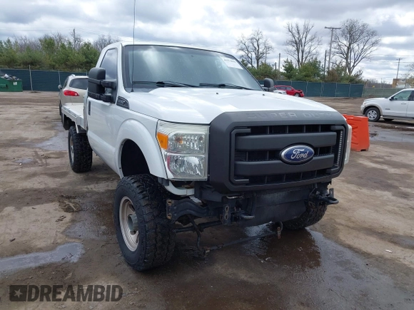 2011 Ford Super Duty F-250 SRW XL with VIN 1FTBF2B6XBEB76600, listed as a IAAI auction lot 41974695 with 131,878 mi miles. Bid and sale history available at carsss.com. Image 1.