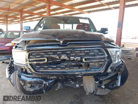 2022 Ram 1500 Big Horn with VIN 1C6SRFFT1NN459168, listed as a IAAI auction lot 42463815 with 28,421 mi miles and . Bid and sale history available at DreamBid. Image 6.