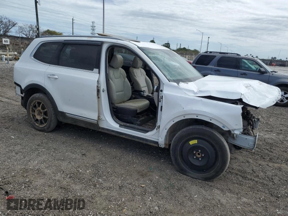 2020 Kia Telluride S with VIN 5XYP64HC1LG009842, listed as a Copart auction lot 48749955 with Not Provided miles and Salvage Title. Bid and sale history available at DreamBid. Image 4.