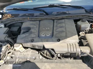 2018 Infiniti QX80 with VIN JN8AZ2NF0J9662455, listed as a Copart auction lot 51672675 with 145,131 mi miles and Salvage Title. Bid and sale history available at carsss.com. Image 12.