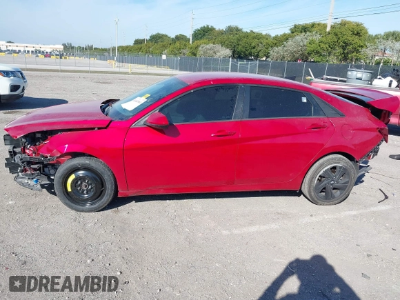 2021 Hyundai Elantra SEL with VIN 5NPLS4AG7MH005232, listed as a IAAI auction lot 41443961 with 58,175 mi miles. Bid and sale history available at carsss.com. Image 15.