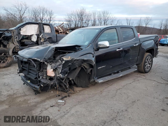 2020 GMC Canyon 4WD Denali with VIN 1GTG6EEN4L1229357, listed as a Copart auction lot 81523714 with 60,520 mi miles and Salvage Title. Bid and sale history available at carsss.com. Image 1.